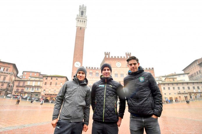 Kwiatkowski, Sagan en Van Aert in Siena.