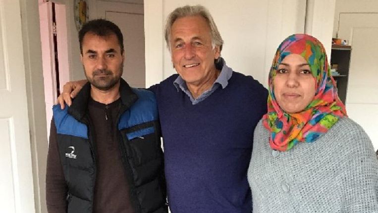 Mohammed, Harry en Shamsha. Beeld  