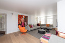 In deze woning is een standaard spanddoek gemonteerd.
