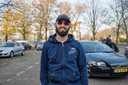 Yousef Kaddouri (YSF), bij de Evelindeflat in Langdonk.