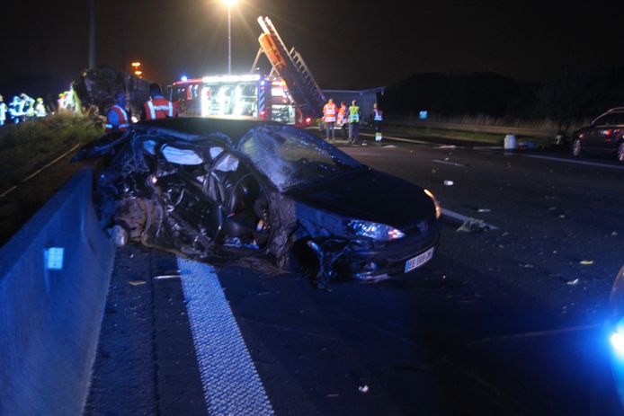 Bij het ongeval was ook een Frans voertuig betrokken.