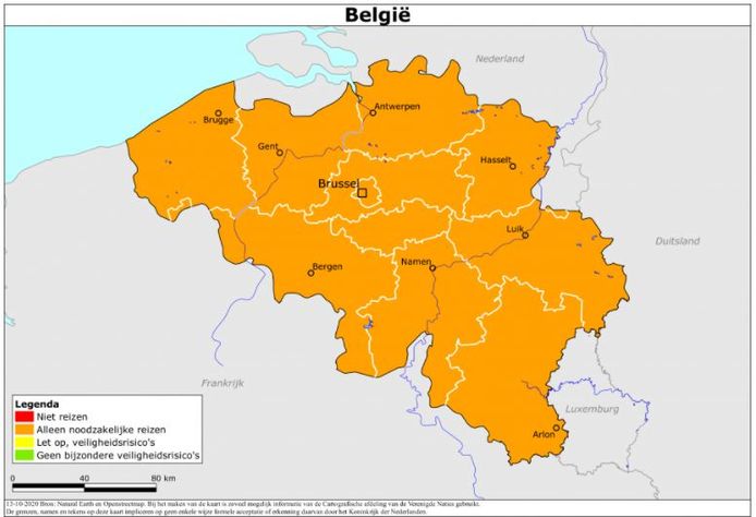 Reisadvies Voor Belgie Aangepast Maak Alleen Nog Noodzakelijke Reizen Brabant Bd Nl