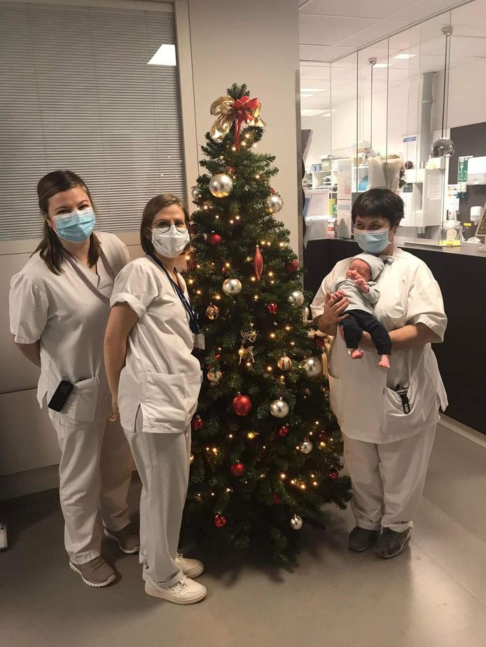 Kerstbaby Ferre geboren in OLV.