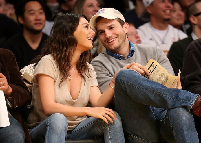 Ashton Kutcher et Mila Kunis.