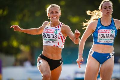 Rani Rosius snelt op de 100 meter naar zilver op het EK voor U23