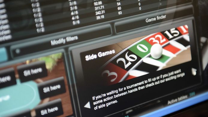 De inkomsten uit online kansspelen verdubbelden.
