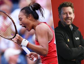 Made in China, gekneed door een Belg: ‘Queen-win’ Zheng is een sensatie op de US Open