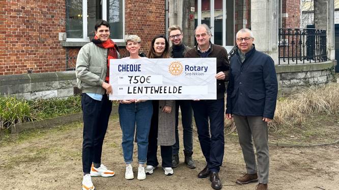 Rotary schenkt cheque aan opvangtehuis Lenteweelde: “Dankzij deze hulp kunnen jongeren fijne zomer beleven”