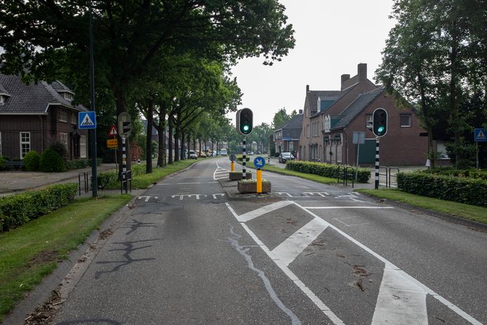 Archieffoto Eindhovenseweg Steensel.