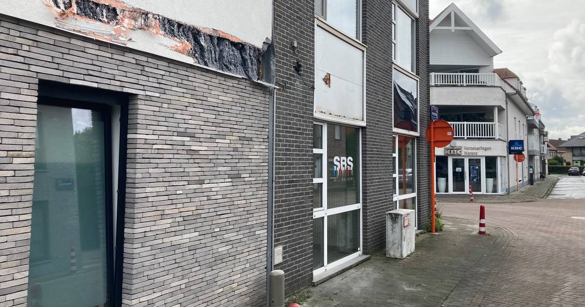 Mobiele werfkraan hapert aan flatgebouwen tijdens indraaimanoeuvre: behoorlijk wat schade maar geen 