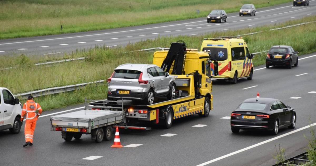 Gewonde bij ongeval A58 bij Kruiningen.