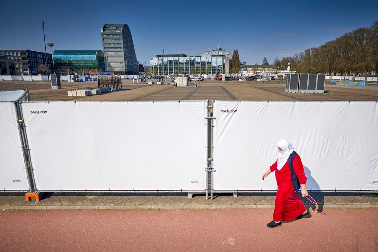 Het Chasseveld in het centrum van Breda. Er is een petitie opgesteld tegen het grote testevent.  Beeld ANP