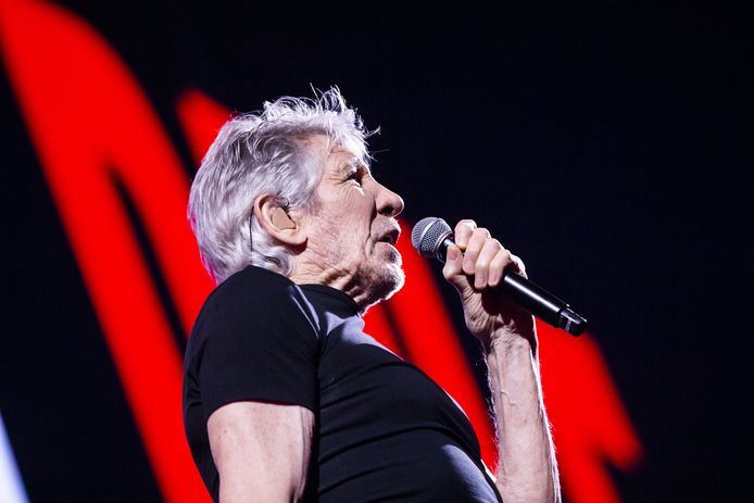 Roger Waters during a performance in the Ziggo Dome.