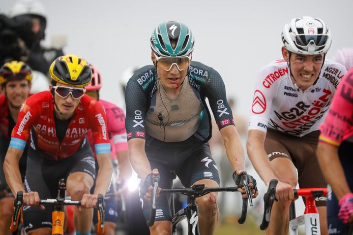 Wilco Kelderman (c) in actie.