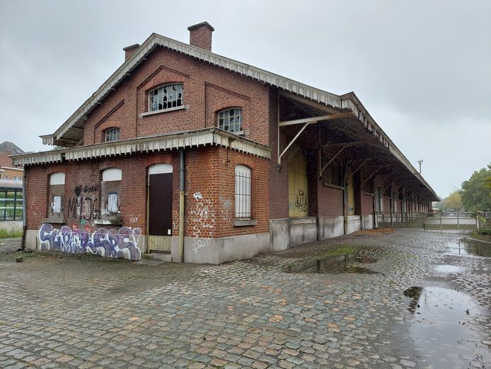 Het goederenstation van Ronse: geen lofts en kantoren.