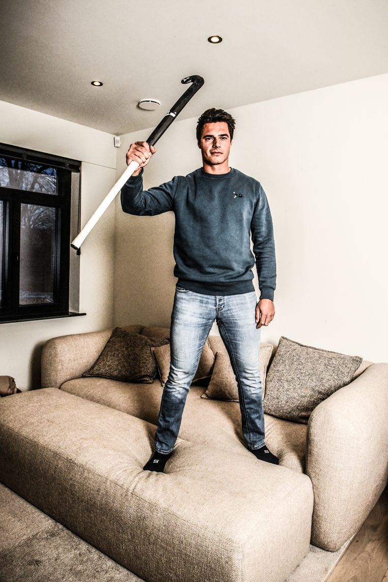 'Nu kan ik van het hockey leven, maar als ik stop, zal ik wel een job moeten zoeken.' Beeld Koen Bauters 