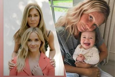 CELEB 24/7. Jennifer Aniston feliciteert jarige Reese Witherspoon en Gwyneth Paltrow vertedert met baby met syndroom van Down