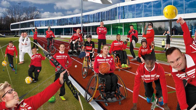 Het Friendship Sports Centre in Amsterdam-Noord is het enige sportcentrum in Europa dat volledig is uitgerust voor kinderen en jongeren met een beperking Beeld Friendship Sports Centre