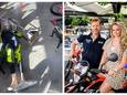 René en Martine Satink van Resa Racing. Martine: „Op de pop zat een helm van 600 euro. Zelfs die pakten ze nog snel mee.”