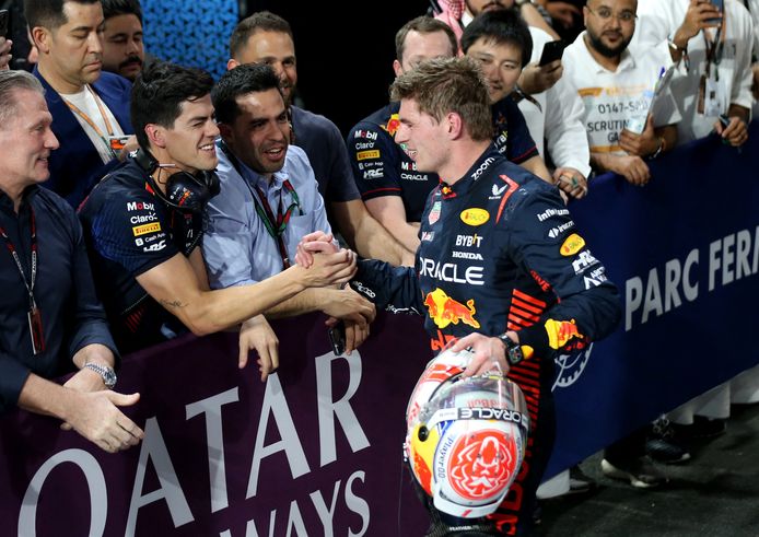 Max Verstappen eindigde als tweede in Saoedi-Arabië.