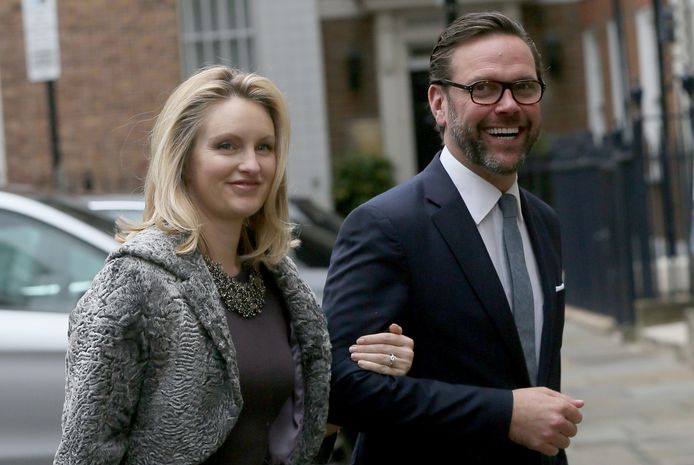 James Murdoch en zijn vrouw Kathryn Murdoch.