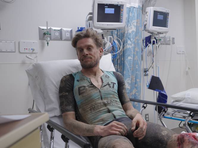 Gravelrace Unbound eindigt in drama voor Thijs Zonneveld: ‘Mijn knie ziet eruit als een vulkaankrater’
