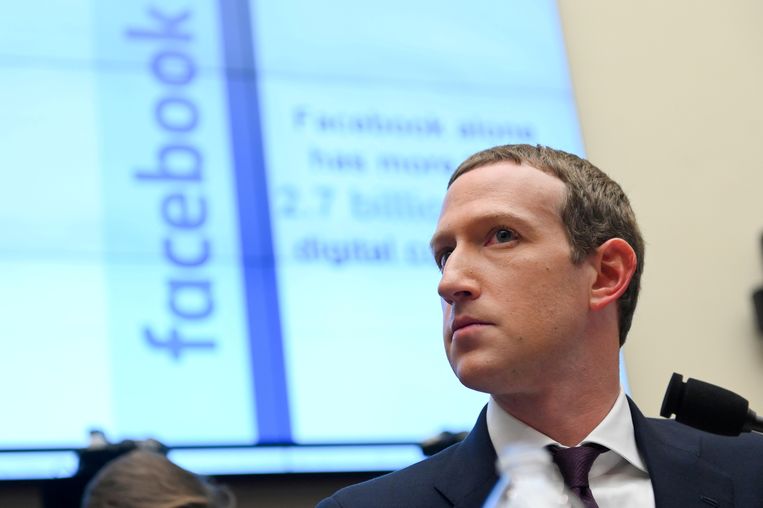 Facebookbaas Mark Zuckerberg. Beeld REUTERS