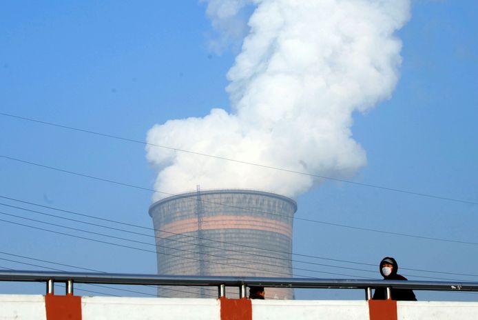 Een kolencentrale in het Chinese Shenyang.