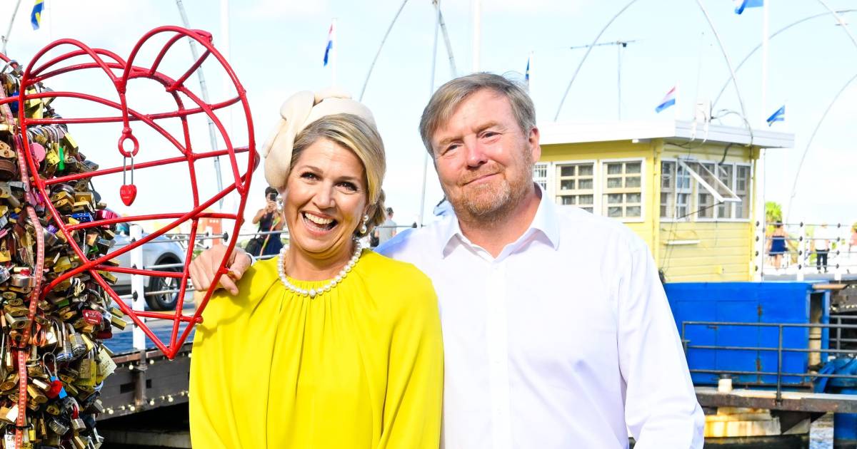 IN BEELD. Koning Willem-Alexander en koningin Máxima bezegelen 21 jaar huwelijk op Curaçao