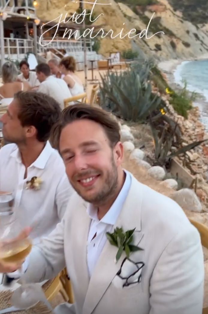 Hanne Troonbeeckx trouwde op Ibiza.