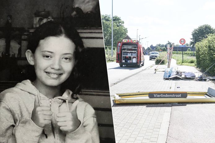 Inès Moula (15) overleed maandag bij een ongeval toen ze met haar mama aan het wachten was op de bus in Wielsbeke.