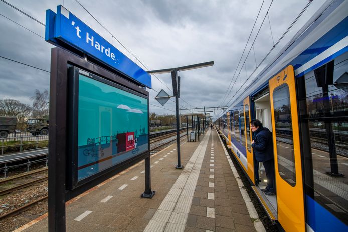 Foto ter illustratie: station 't Harde.