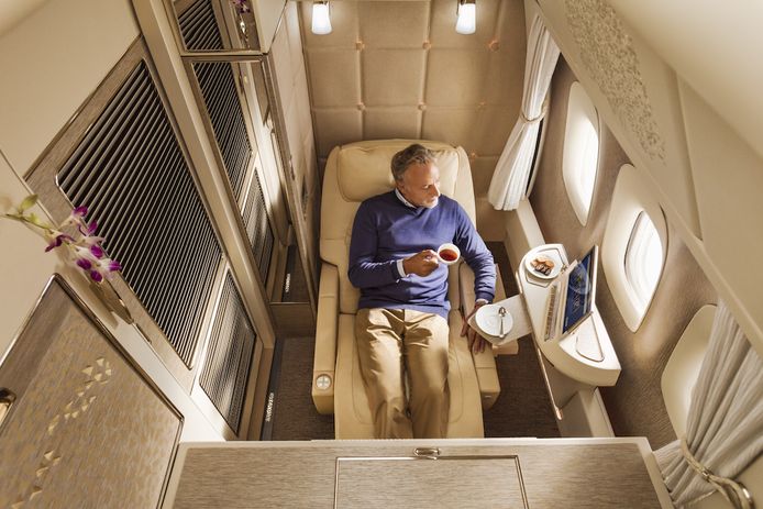 'Suite dreams': de suites in First Class van Emirates doen dromen.