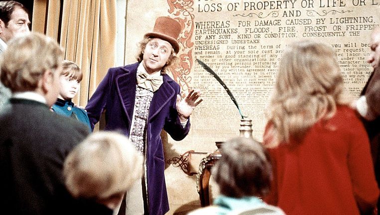 Gene Wilder in Willy Wonka uit 1970. Beeld defd/kinoarchiv