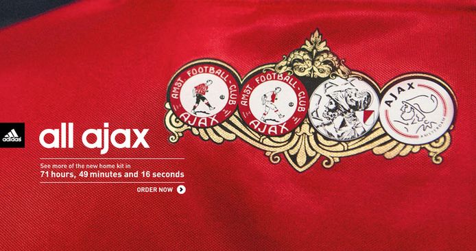 het internet Ultieme Dank je Oude logo terug op Ajax-shirt | Nederlands voetbal | AD.nl