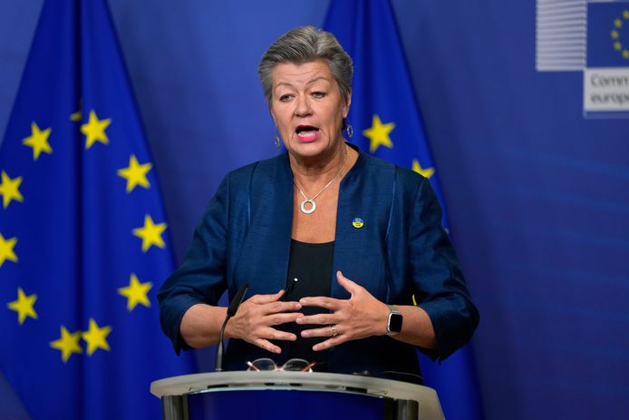 EU-commissaris Ylva Johansson.