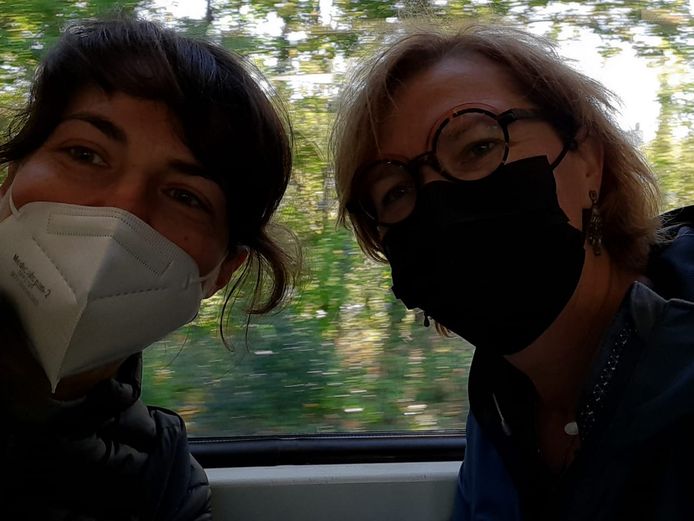 Veerle Lisabeth uit Oeselgem leerde de Oekraïense Tatyana kennen in oktober vorig jaar, tijdens een internationale opleiding in Berlijn. “Het klikte meteen tussen ons. “