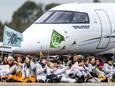 Extinction Rebellion demonstreerde eerder ook op Schiphol.
