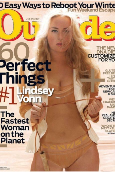 Lindsey Vonn sexy dans Outside