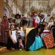 Jubelend van vreugde om een rol in de kerstmusical