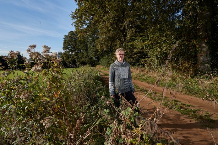 Andra Weg op de overharde Karnebeeksteeg die op 20 november onderdeel is van de klassementsproef Ruurlo.