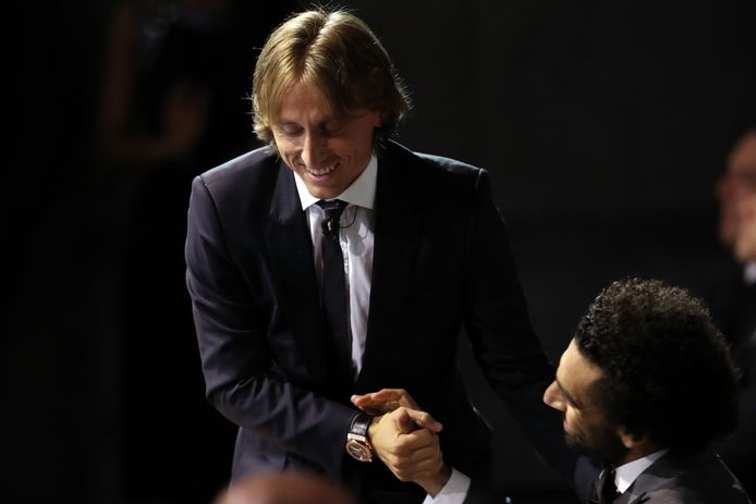 Luka Modric en Mohamed Salah.