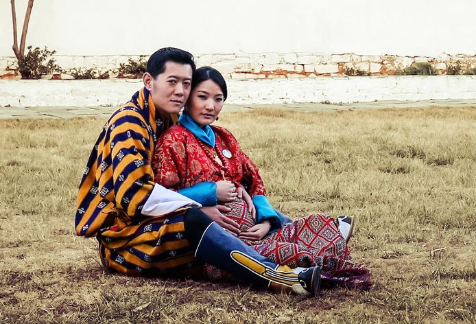 Il re Jigme Khesar Namgyel Wangchuck e la regina Jetsun Pema.