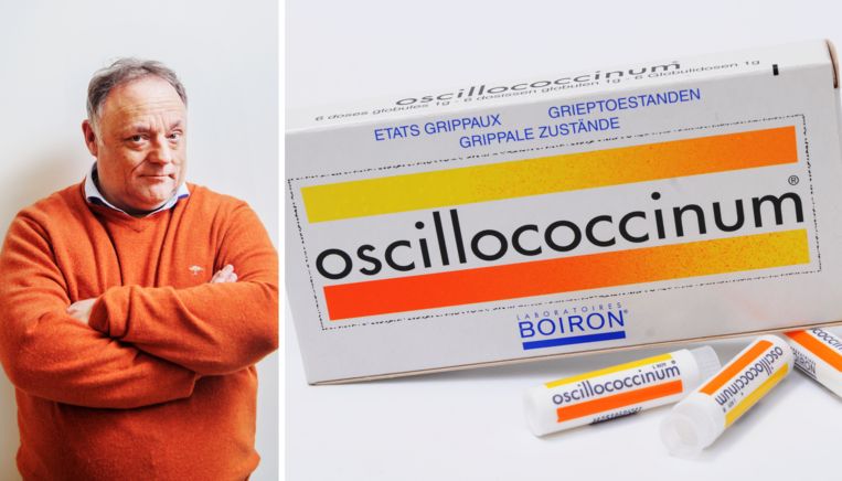 Oscillococcinum is puur en onverdund boerenbedrog, zegt Marc Van Ranst. Beeld Michael Thomas Jones // Van Groenderbeek Eddy