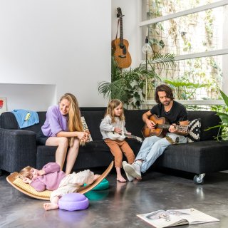 Binnenkijken in het muzikale nest van Tijs Delbeke en ecoblogger Elisabeth Van Lierop