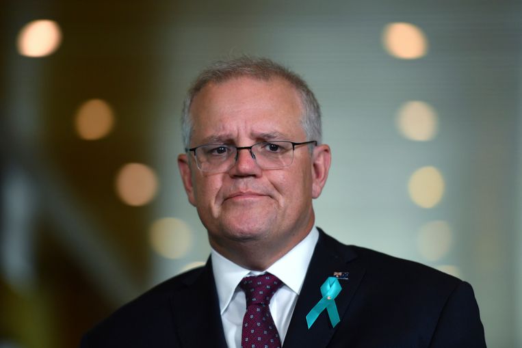 De Schotse premier Scott Morrison. Beeld AP