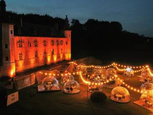 Un dîner sous bulle et avec vue: expérience culinaire unique au château de Rixensart