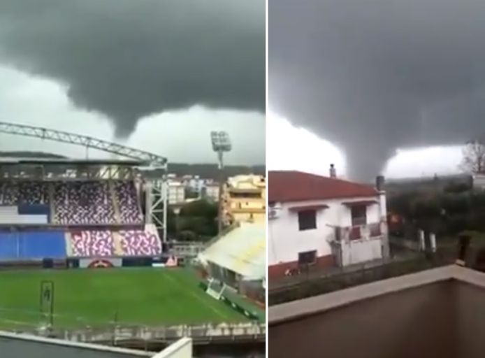Meerdere Zuid-Italiaanse steden kregen met tornado's af te rekenen.