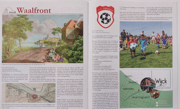 Twee pagina's uit augustusnummer 2020 van De Wester. Dit jaar kan het nummer niet gedrukt worden omdat de bankrekening van het blad is geplunderd.