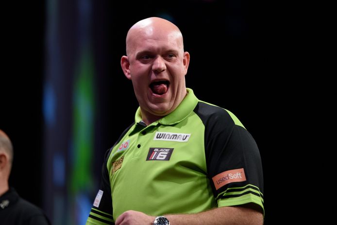 Michael van Gerwen worstelt zich kwartfinales, onvrede over publiek in Amsterdam | Darts | AD.nl